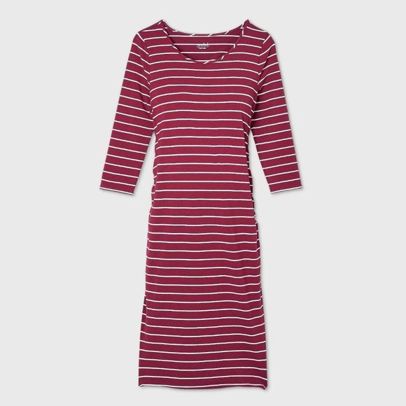 Ingrid & Isabel Dresses & Skirts - Striped Maternity Dress Size Small